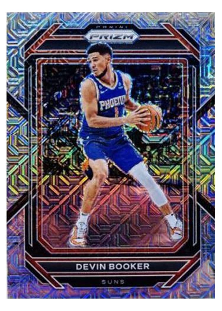2022-23 Panini Prizm Base Set Devin Booker Mojo Prizm #140 card