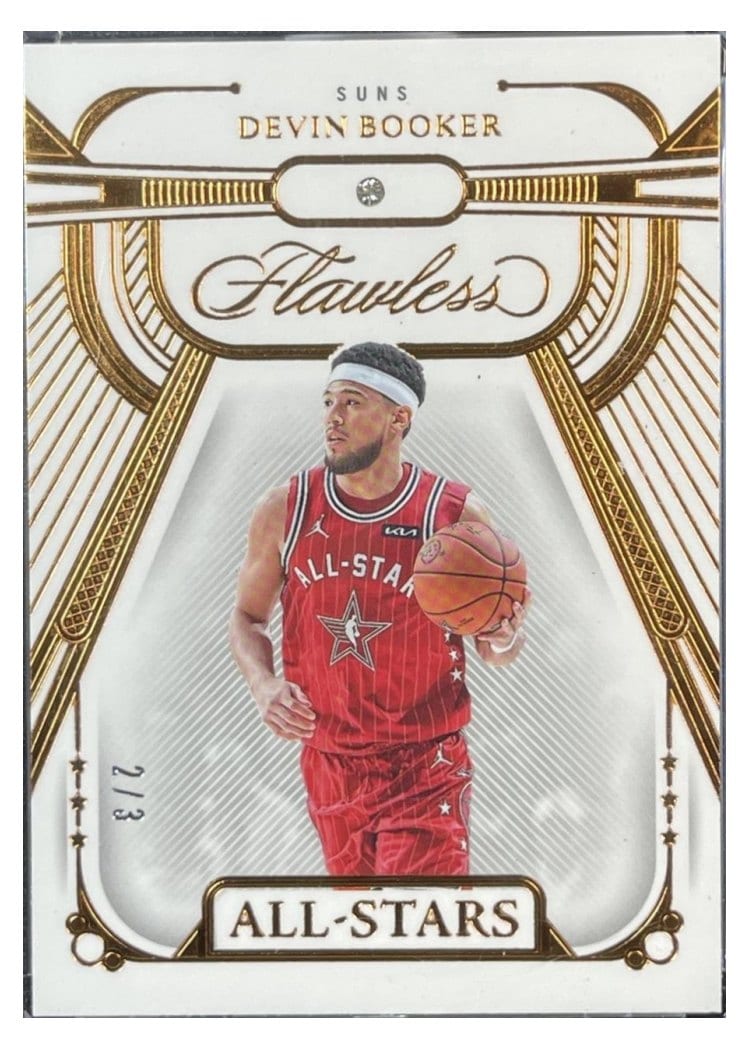 2023-24 Panini Flawless All-Stars Devin Booker #127 card