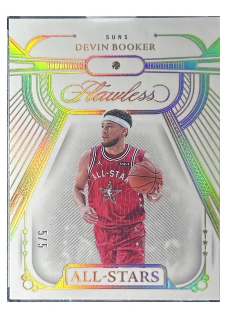 2023-24 Panini Flawless All-Stars Devin Booker #127 card