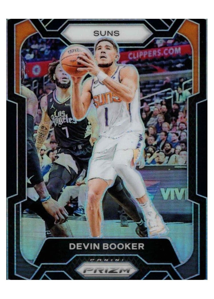 2023-24 Panini Prizm Base Set Devin Booker #58 card