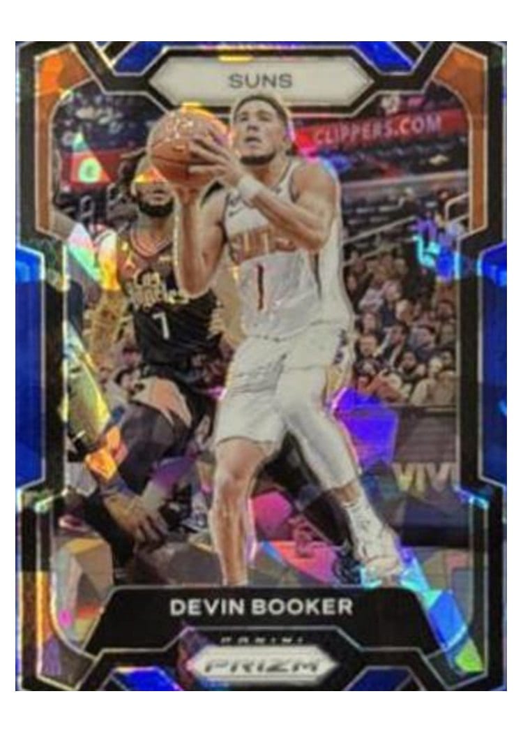 2023-24 Panini Prizm Base Set Devin Booker #58 card