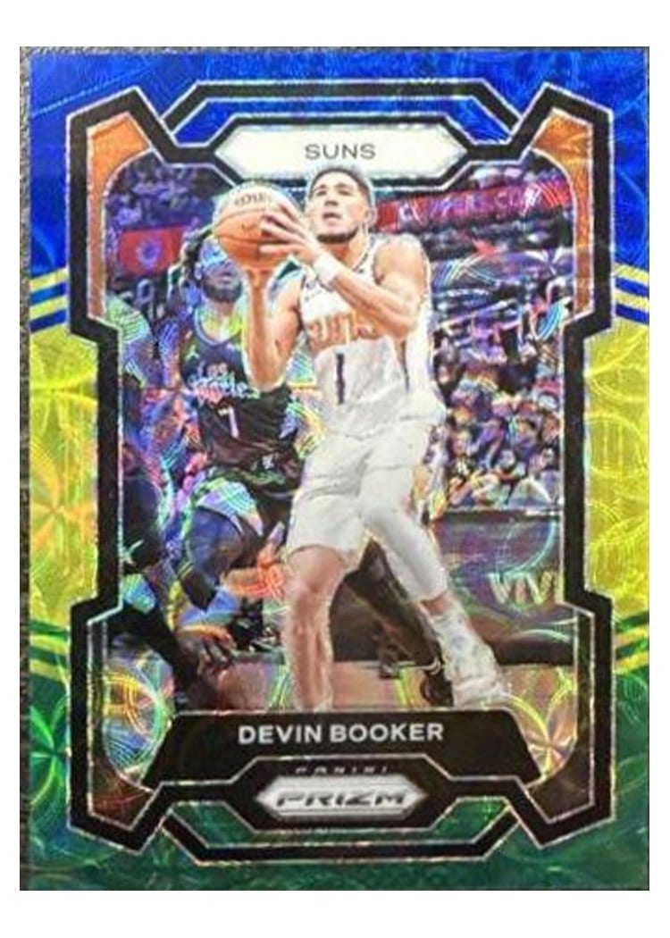 2023-24 Panini Prizm Base Set Devin Booker #58 card