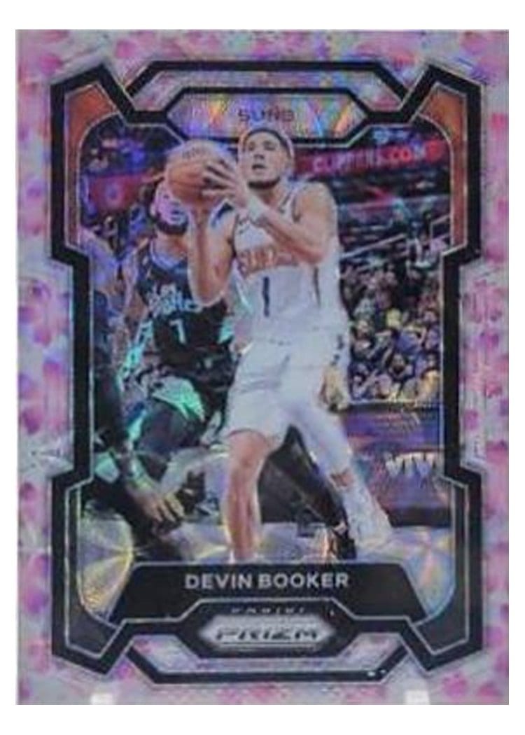 2023-24 Panini Prizm Base Set Devin Booker #58 card