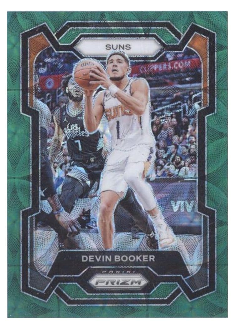 2023-24 Panini Prizm Base Set Devin Booker #58 card
