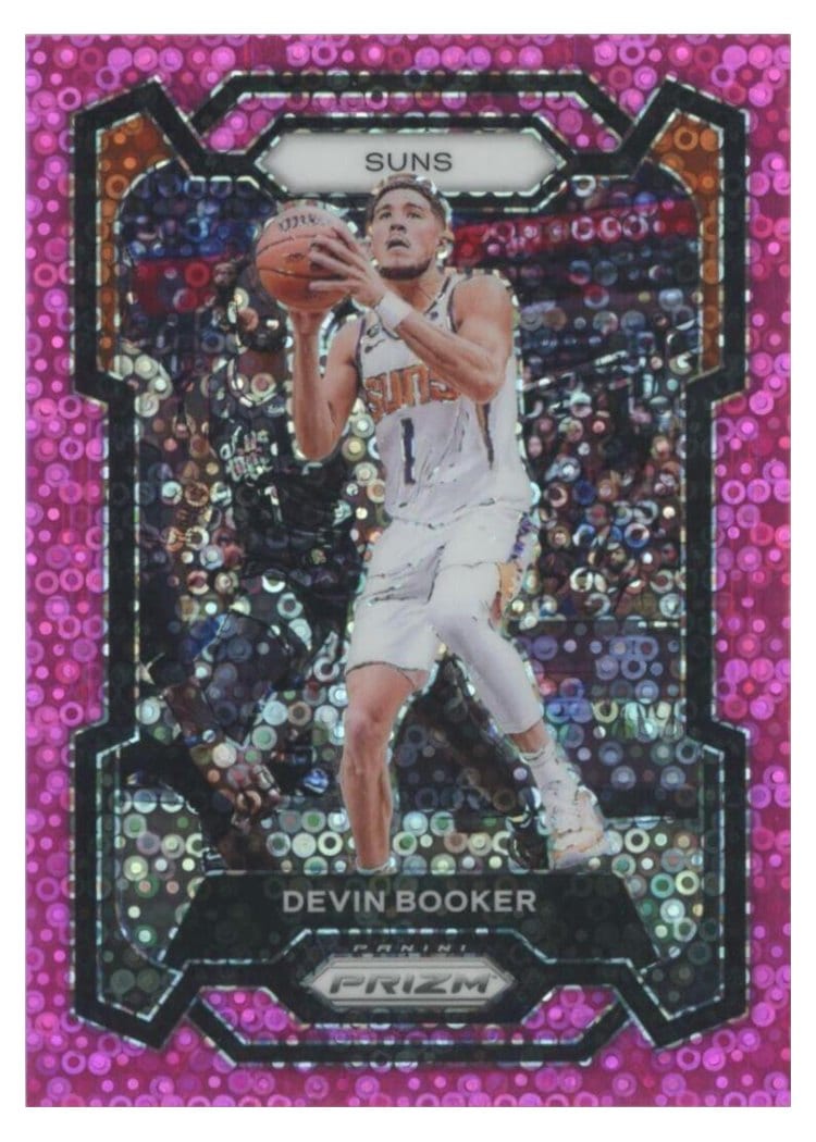 2023-24 Panini Prizm Base Set Devin Booker #58 card