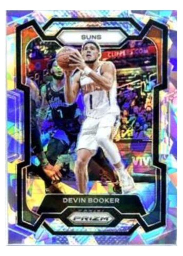 2023-24 Panini Prizm Base Set Devin Booker #58 card