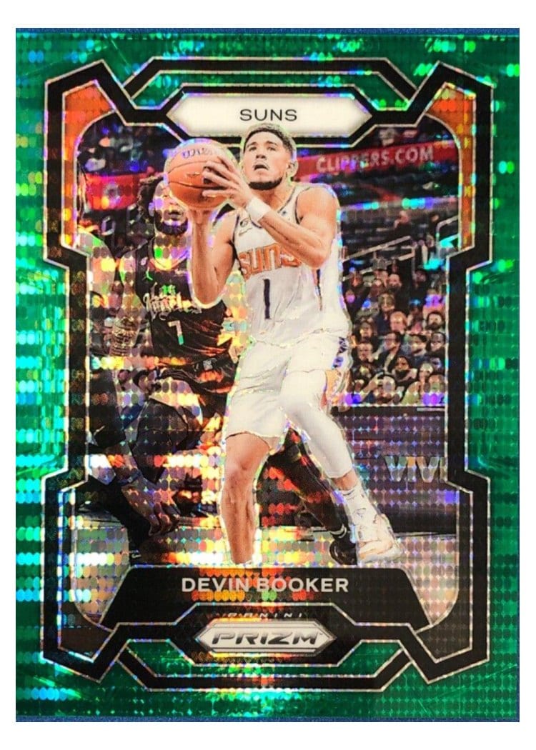 2023-24 Panini Prizm Base Set Devin Booker #58 card