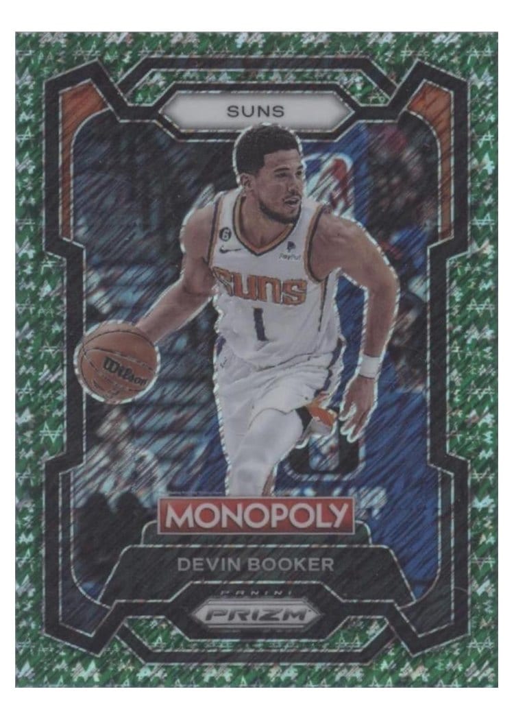 2023-24 Panini Prizm Base Set Devin Booker #58 card