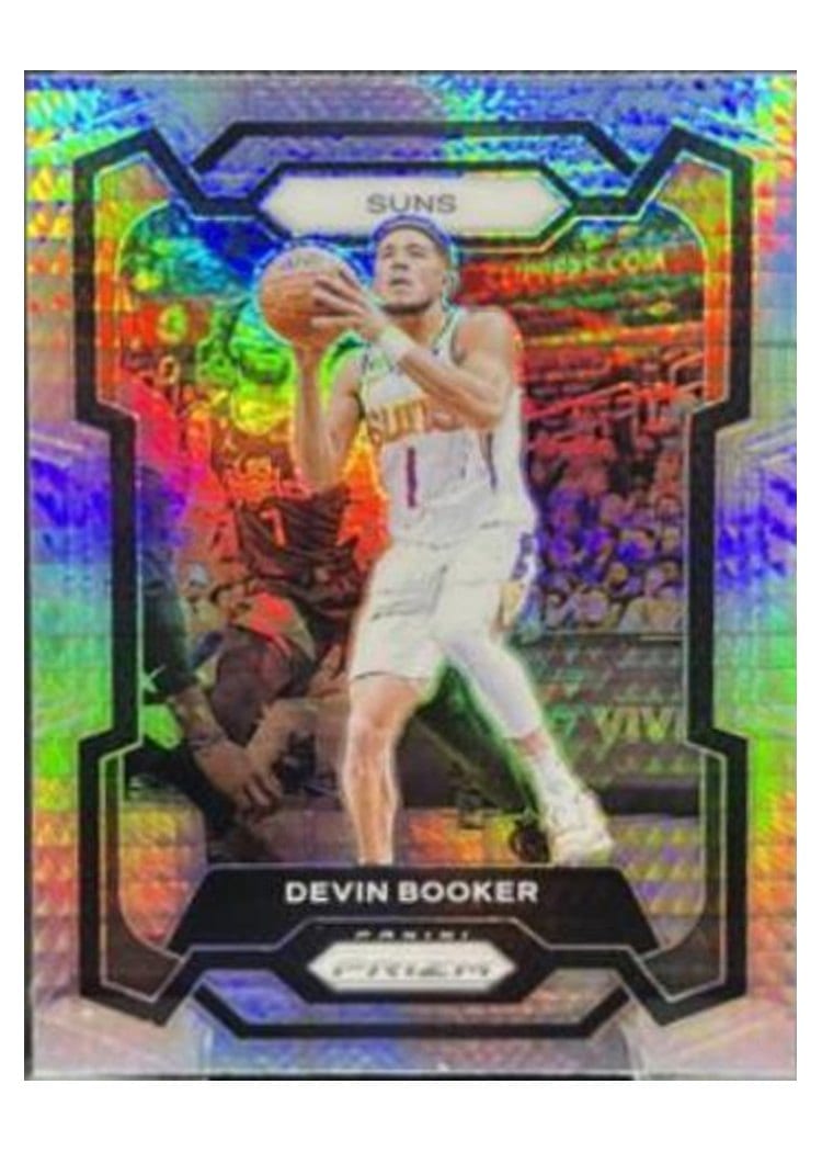 2023-24 Panini Prizm Base Set Devin Booker #58 card