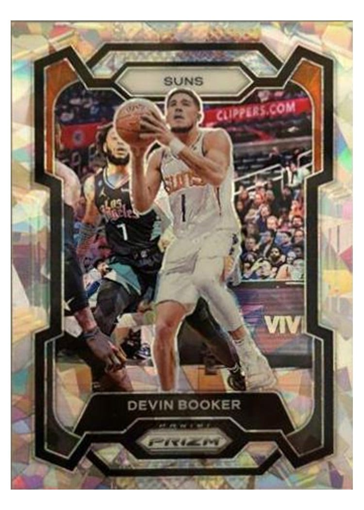 2023-24 Panini Prizm Base Set Devin Booker #58 card