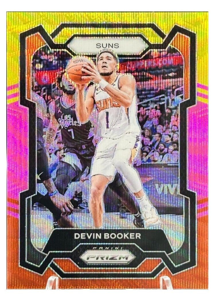 2023-24 Panini Prizm Base Set Devin Booker #58 card