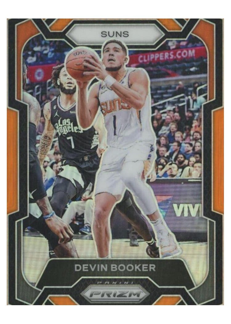 2023-24 Panini Prizm Base Set Devin Booker #58 card