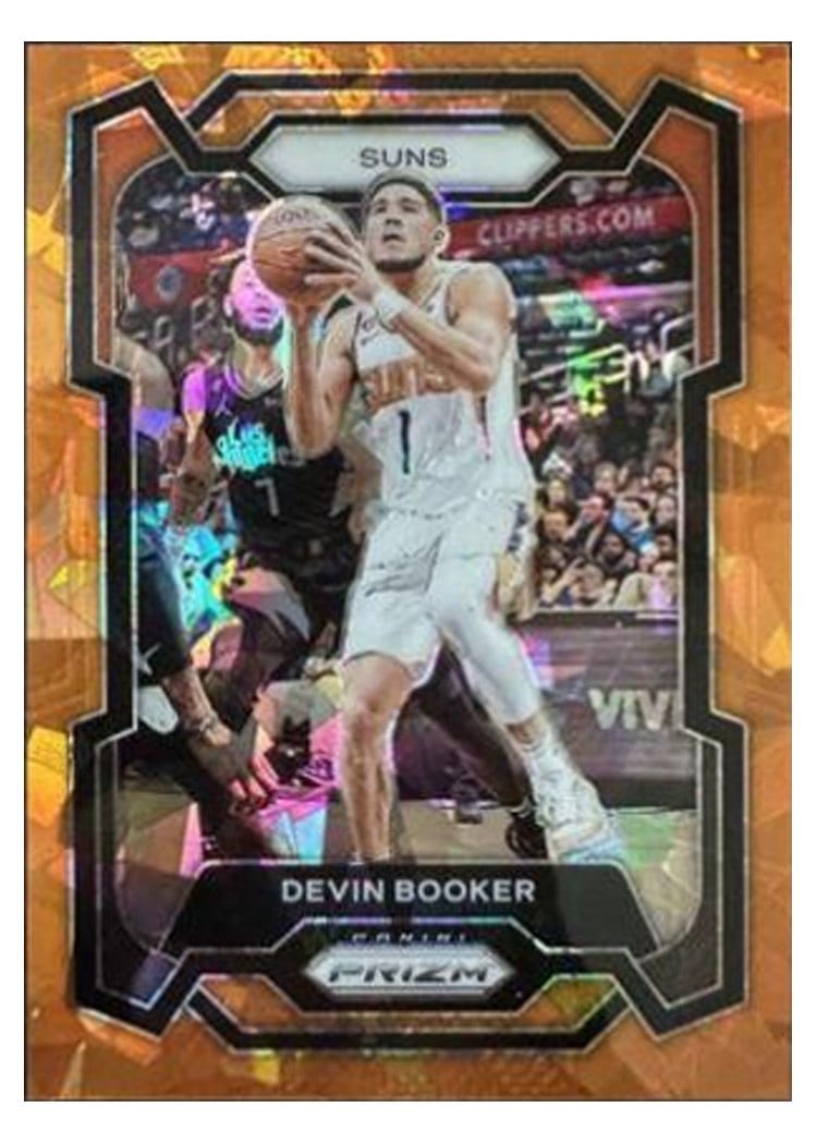 2023-24 Panini Prizm Base Set Devin Booker #58 card