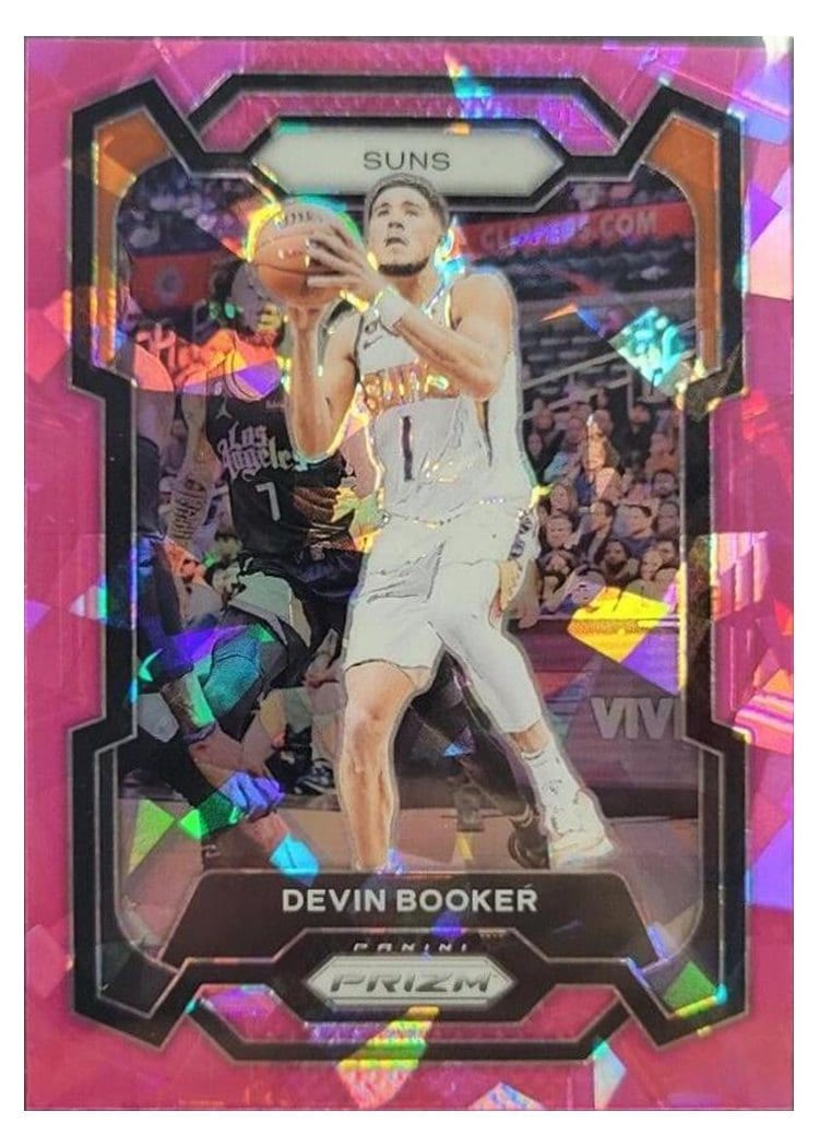 2023-24 Panini Prizm Base Set Devin Booker #58 card