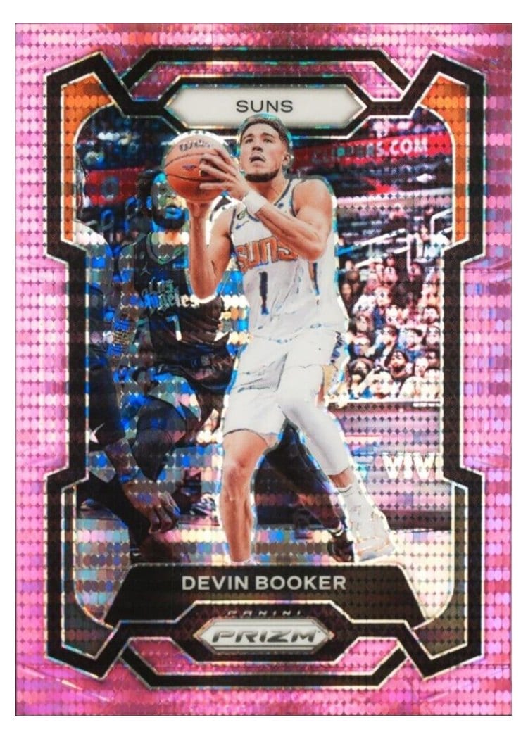 2023-24 Panini Prizm Base Set Devin Booker #58 card