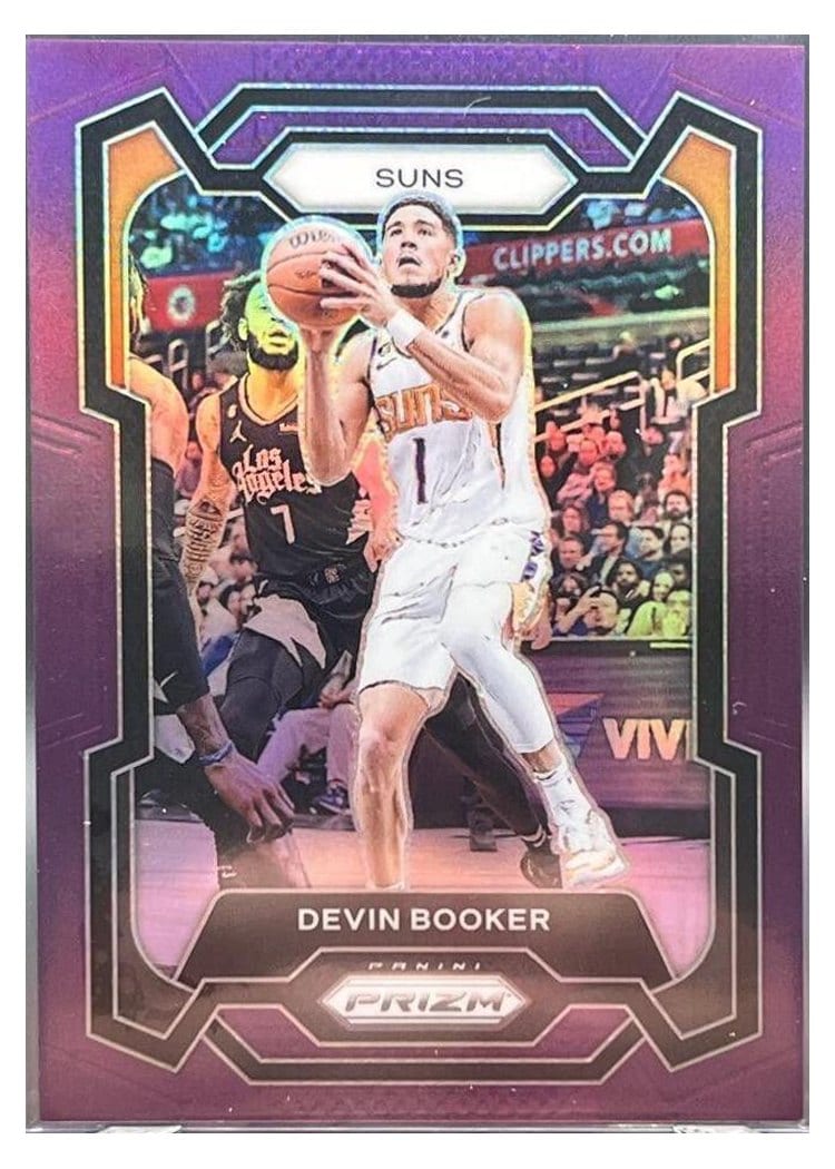 2023-24 Panini Prizm Base Set Devin Booker #58 card