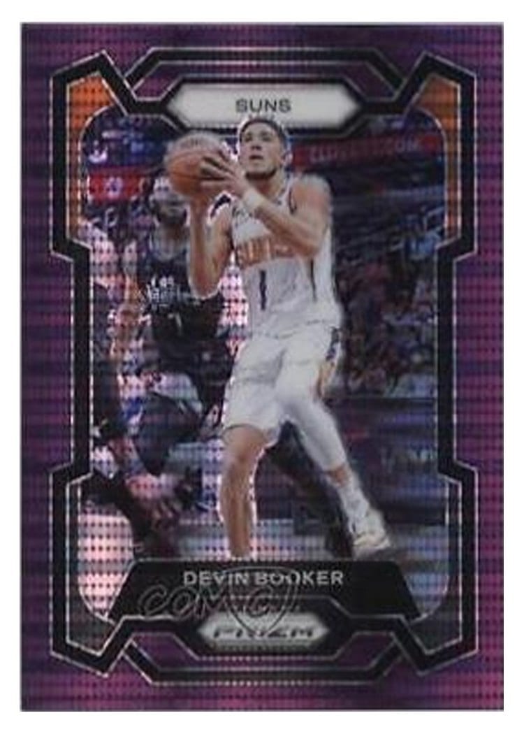 2023-24 Panini Prizm Base Set Devin Booker #58 card