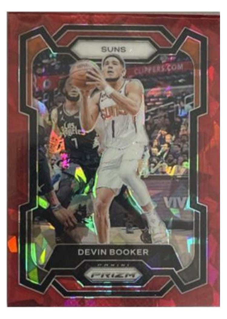 2023-24 Panini Prizm Base Set Devin Booker #58 card