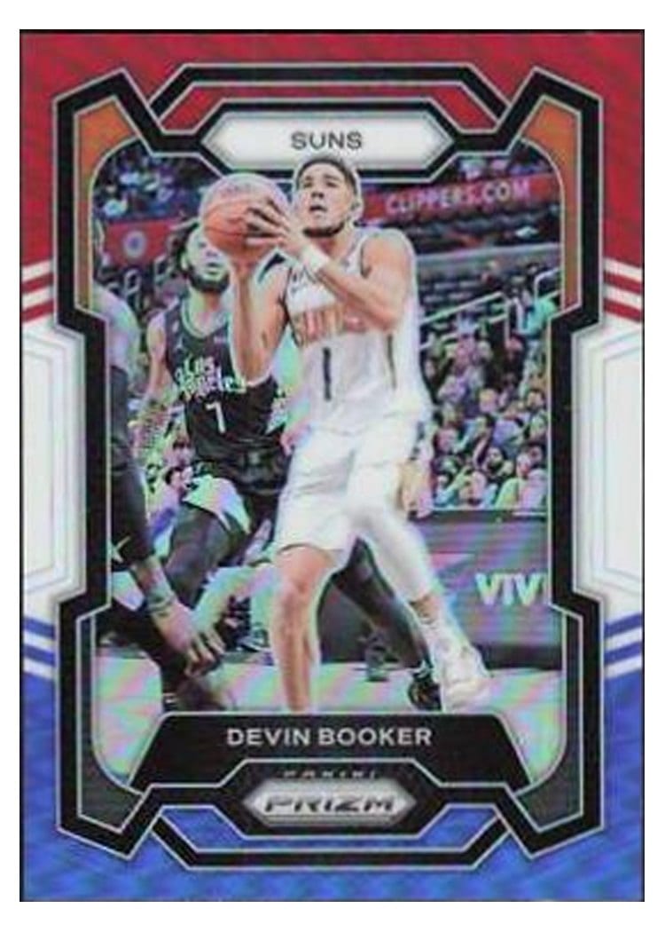 2023-24 Panini Prizm Base Set Devin Booker #58 card