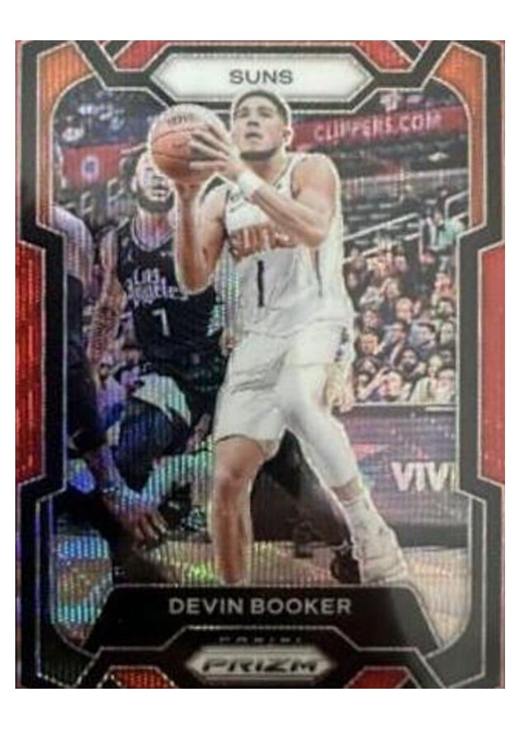 2023-24 Panini Prizm Base Set Devin Booker #58 card