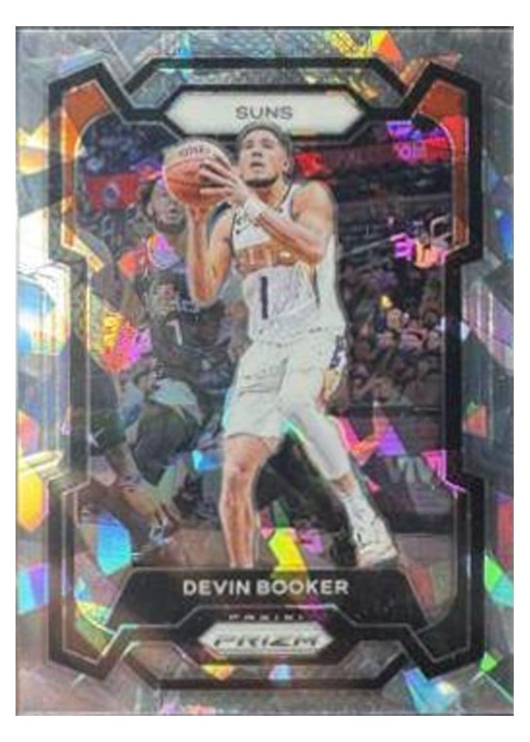 2023-24 Panini Prizm Base Set Devin Booker #58 card