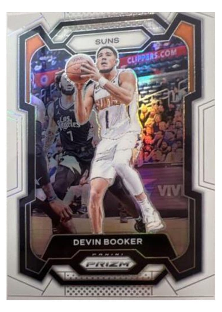 2023-24 Panini Prizm Base Set Devin Booker #58 card