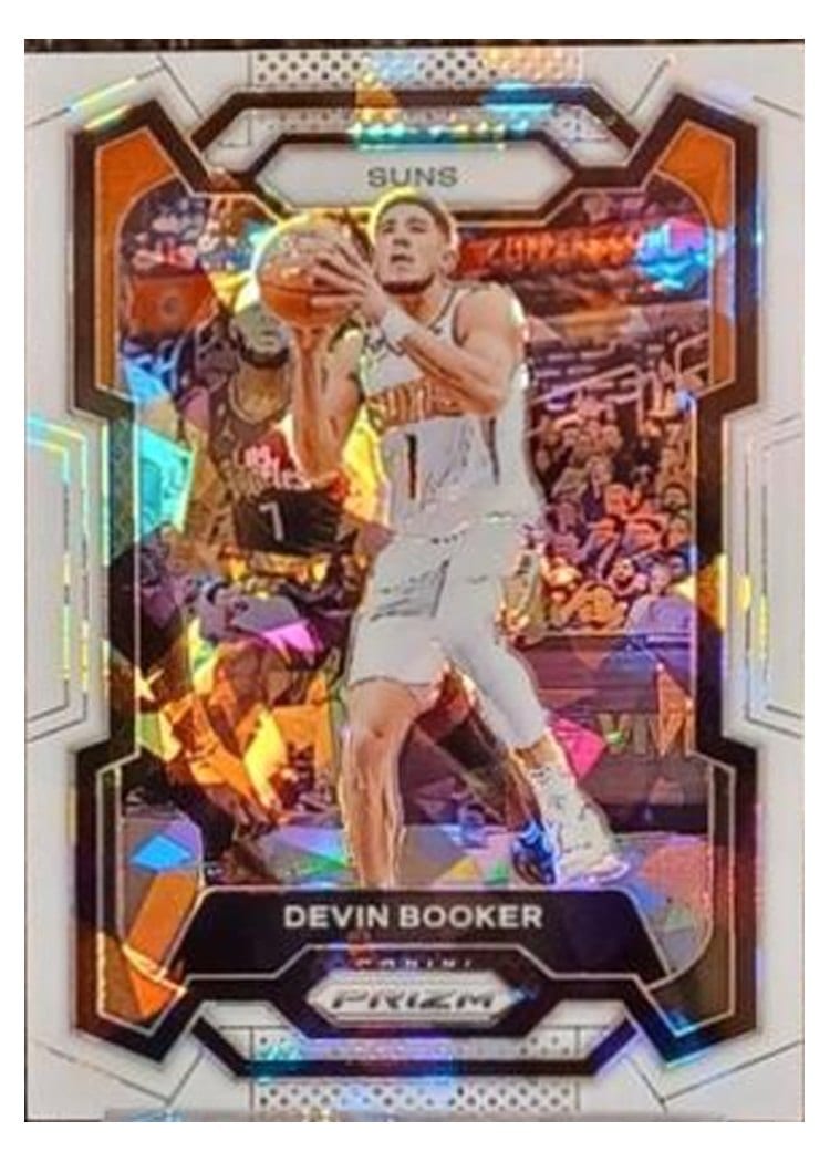 2023-24 Panini Prizm Base Set Devin Booker #58 card