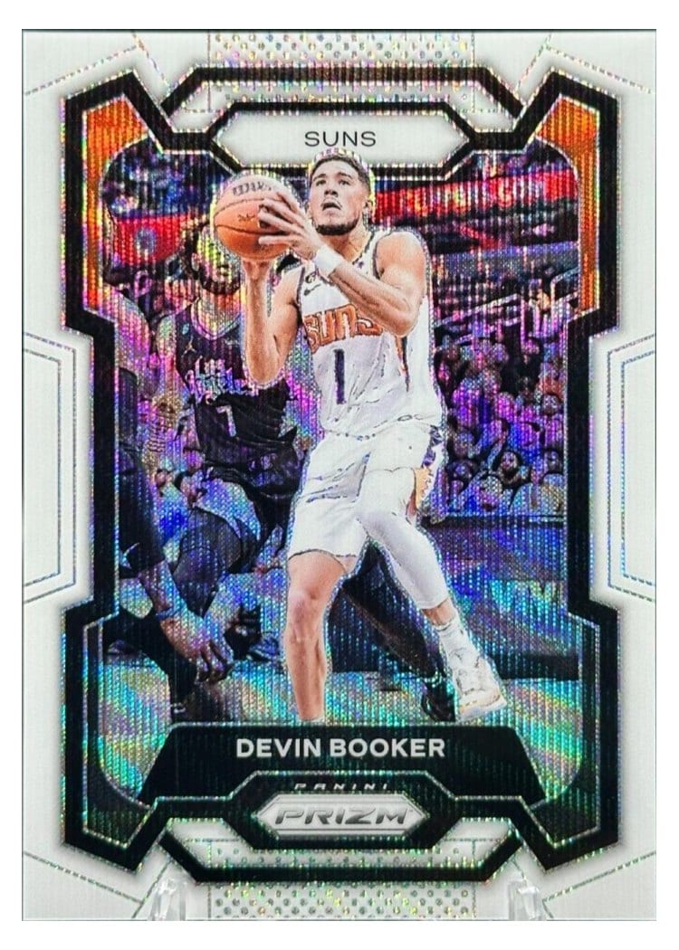2023-24 Panini Prizm Base Set Devin Booker #58 card
