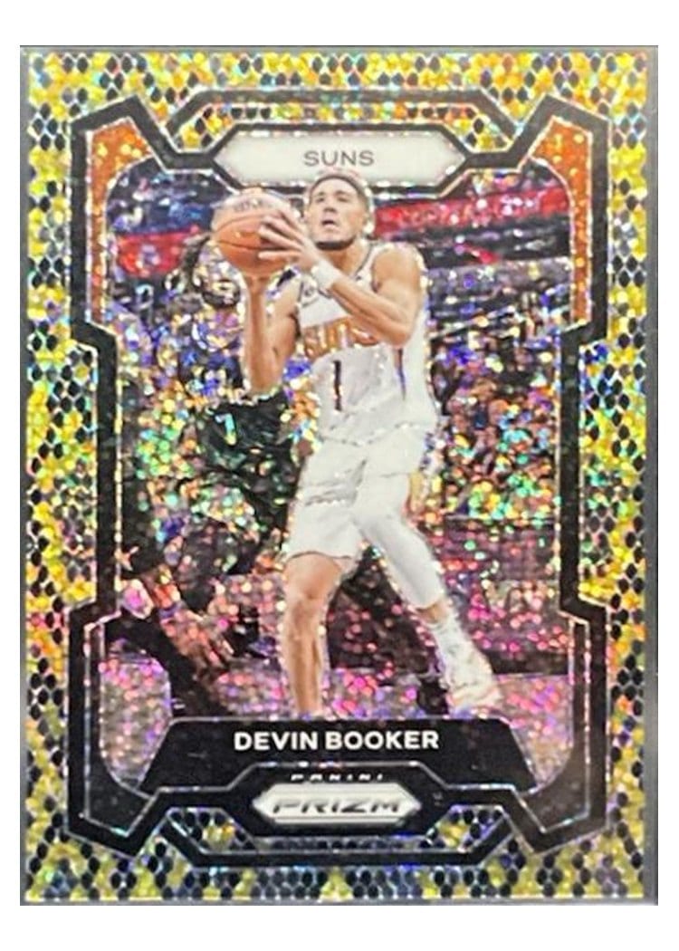 2023-24 Panini Prizm Base Set Devin Booker #58 card