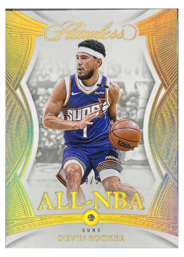 2024-25 Panini Flawless Base Gems Devin Booker #191 card