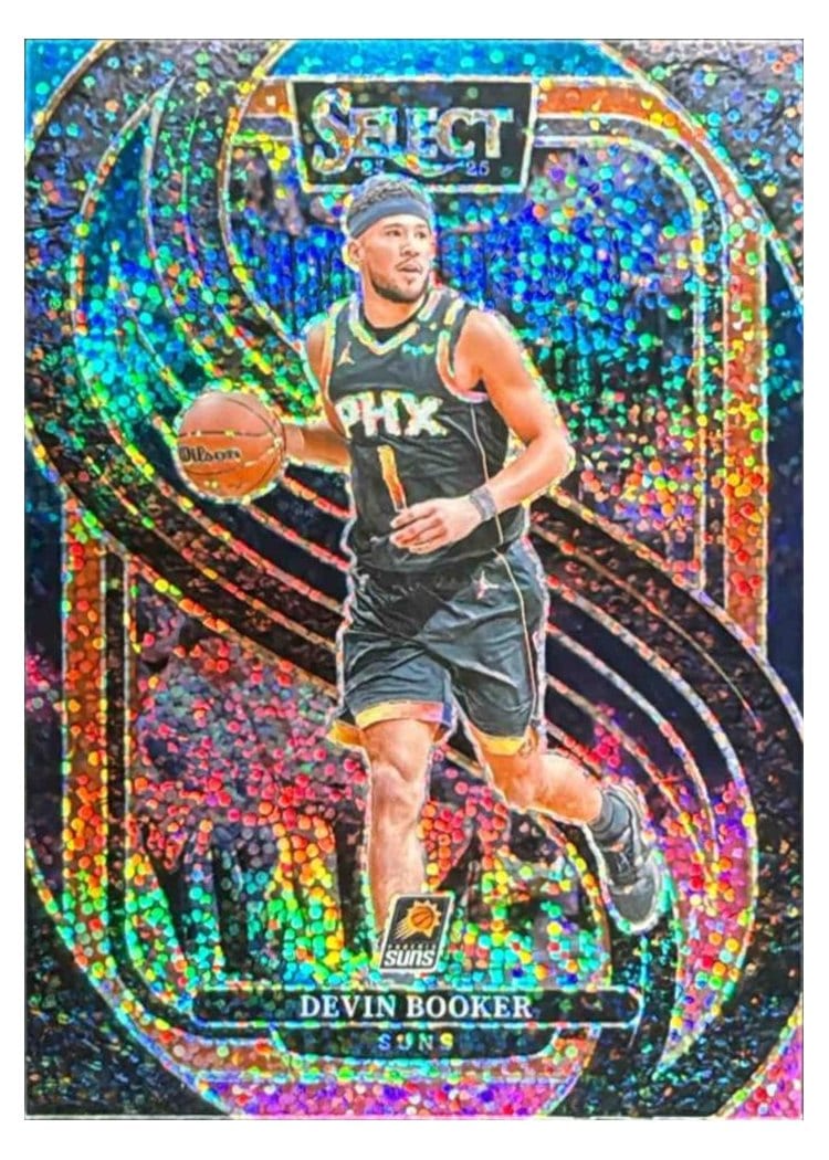 2024-25 Panini Select Base Set Devin Booker Cosmic Prizm #139 card