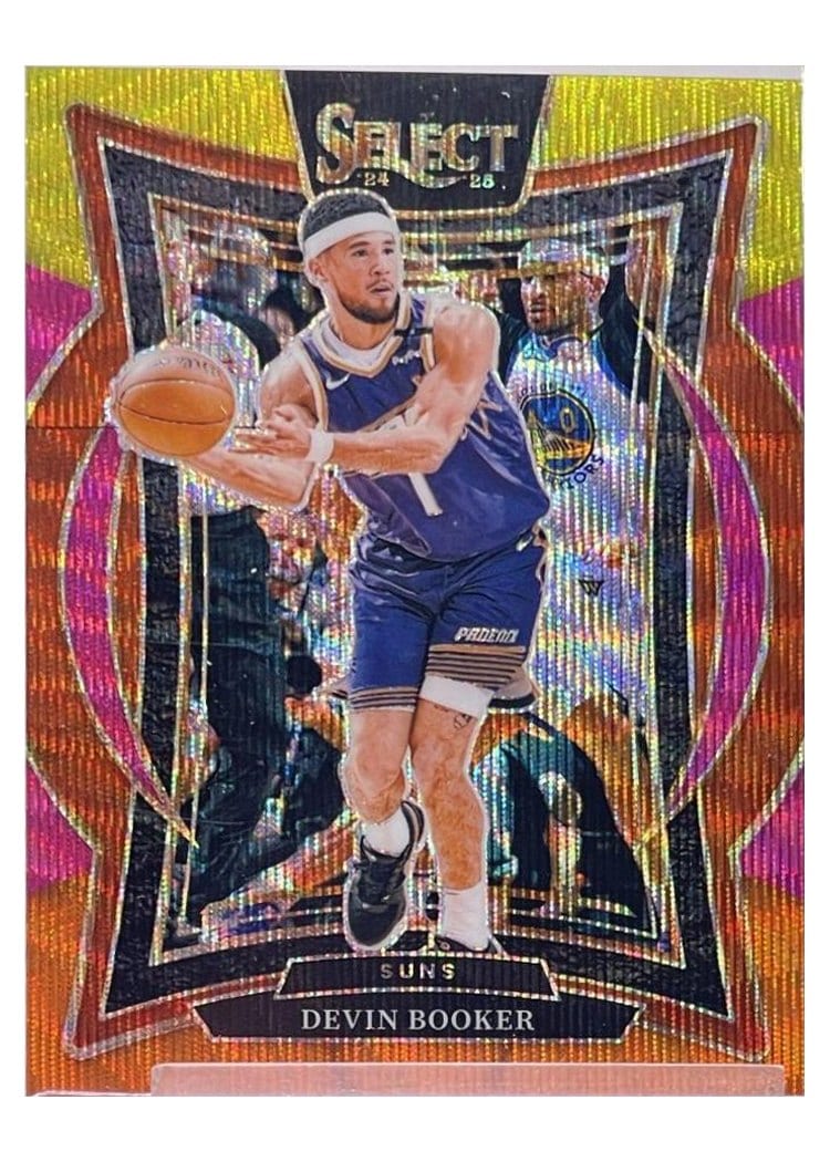 2024-25 Panini Select Base Set Devin Booker Multi Wave Prizm #16 card