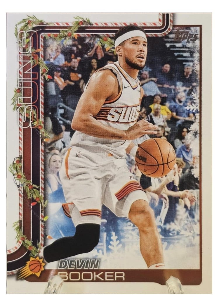 2025-26 Topps Holiday SSP Back Variations Devin Booker #SSB-DB card