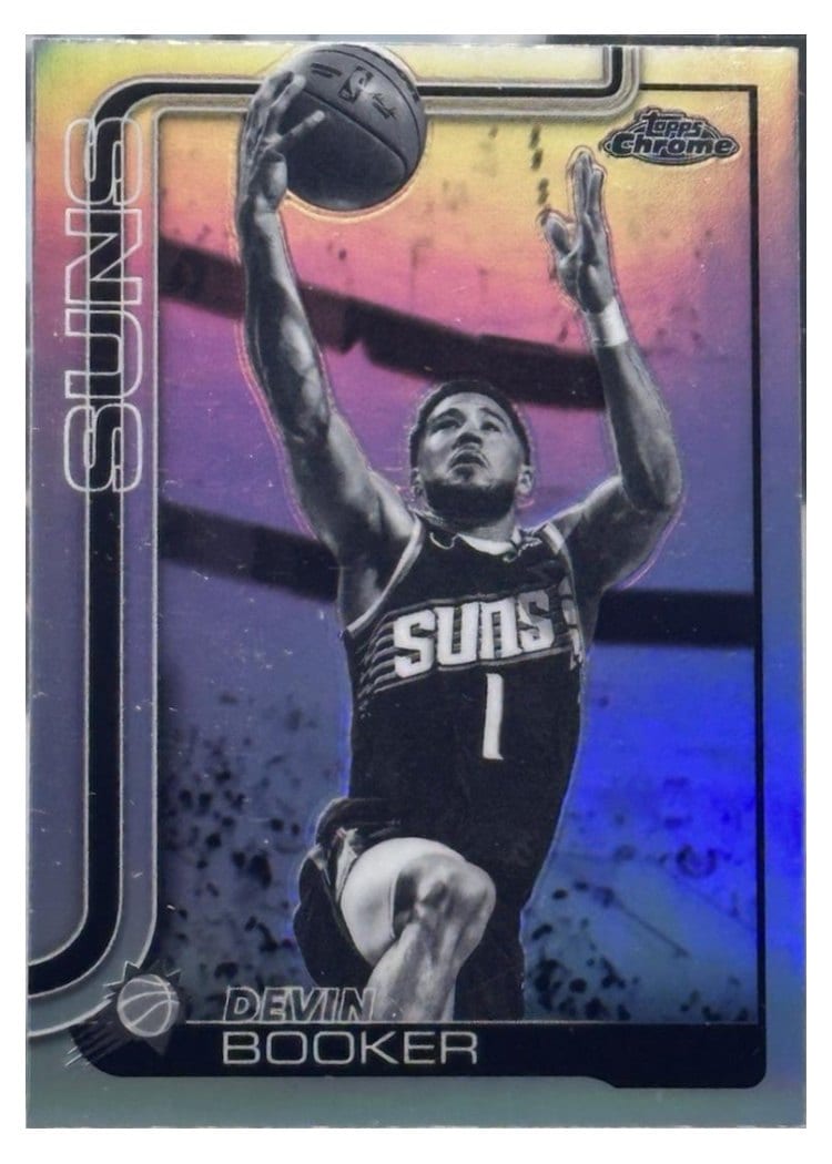 2025 Topps Chrome Devin Booker #195 card