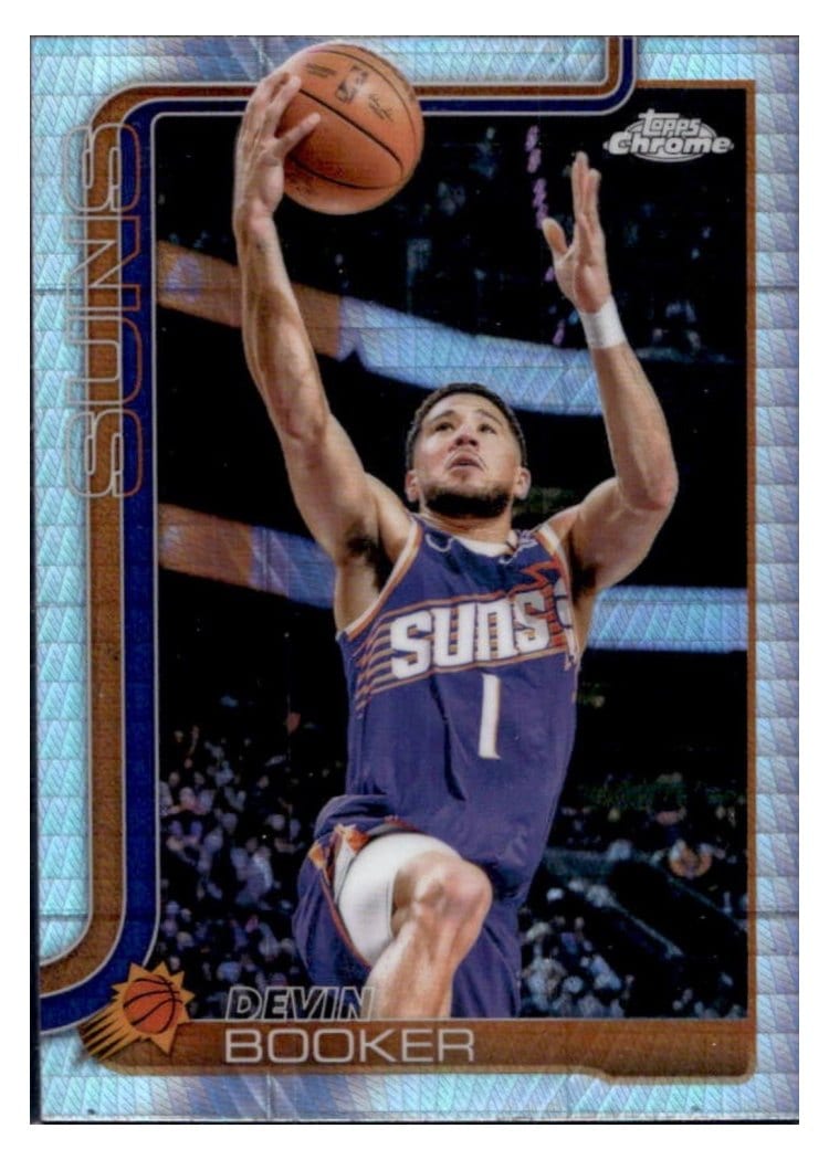 2025 Topps Chrome Devin Booker #195 card