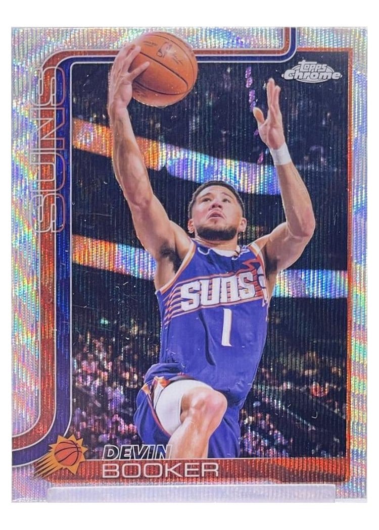 2025 Topps Chrome Devin Booker #195 card