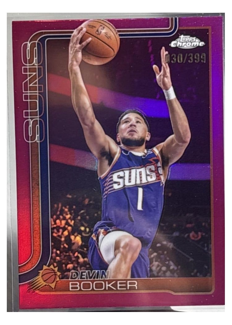 2025 Topps Chrome Devin Booker #195 card