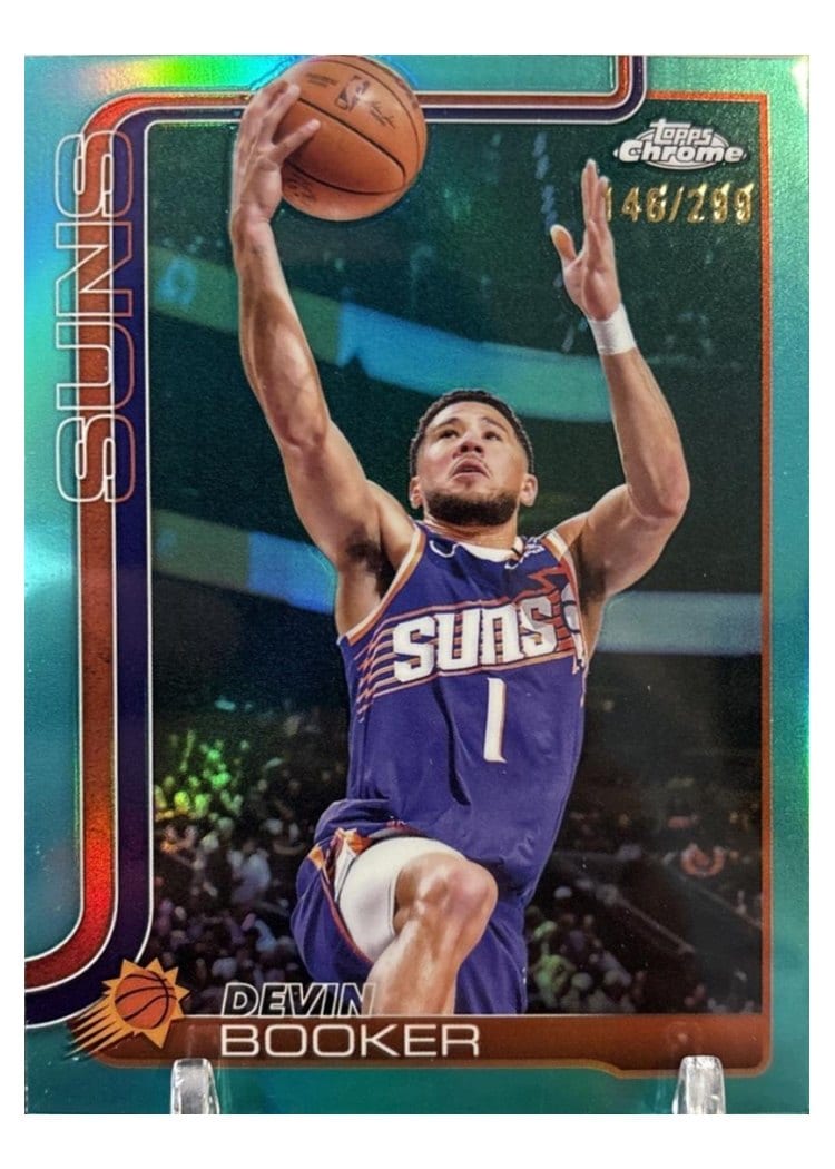 2025 Topps Chrome Devin Booker #195 card