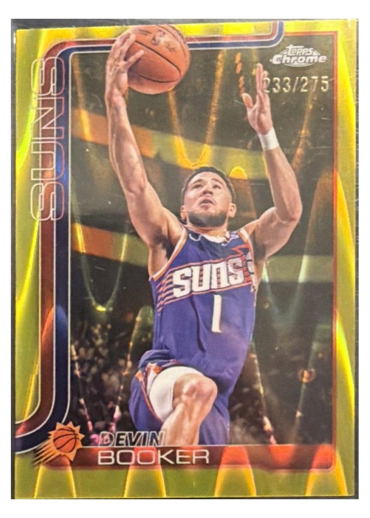 2025 Topps Chrome Devin Booker #195 card
