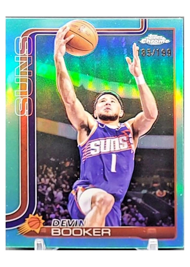 2025 Topps Chrome Devin Booker #195 card