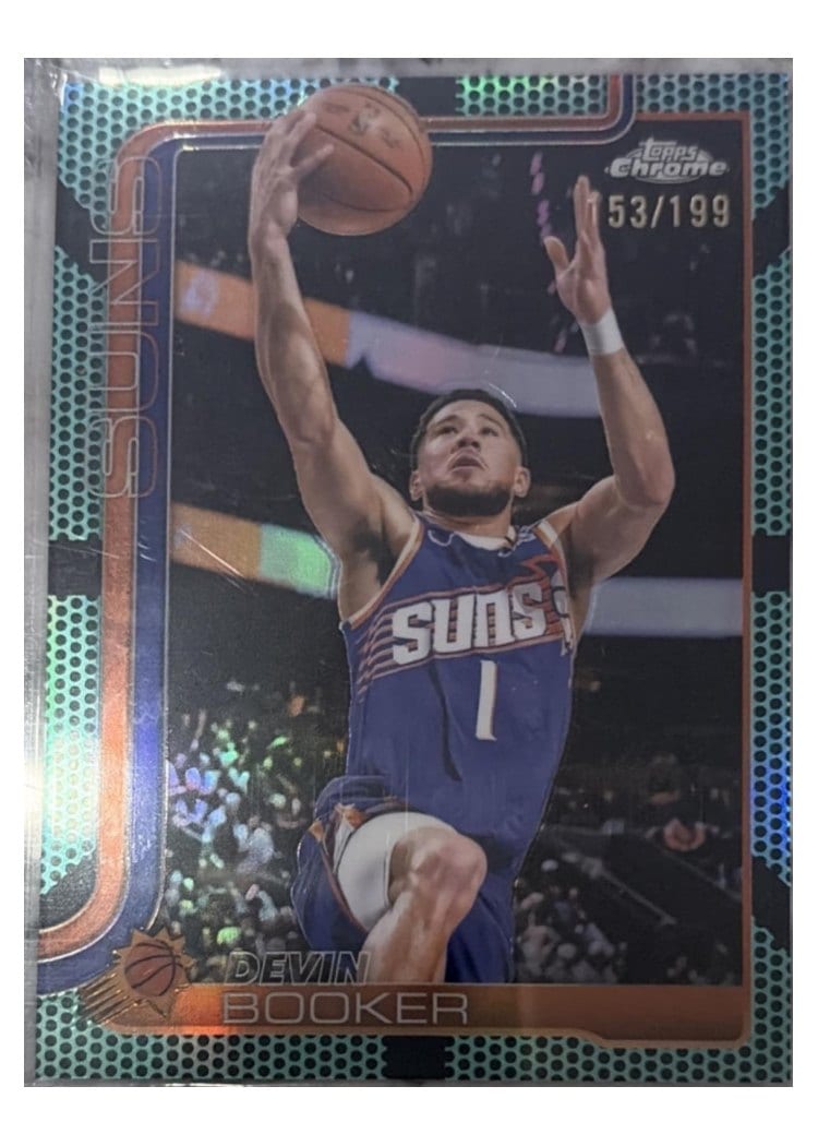 2025 Topps Chrome Devin Booker #195 card