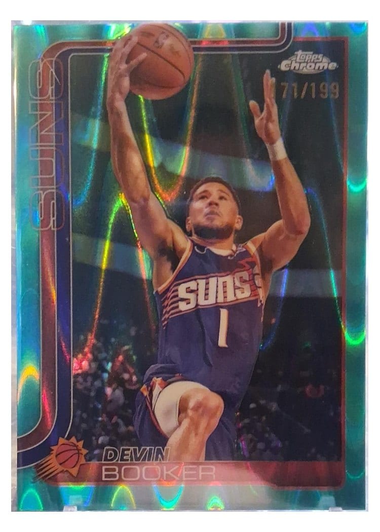 2025 Topps Chrome Devin Booker #195 card
