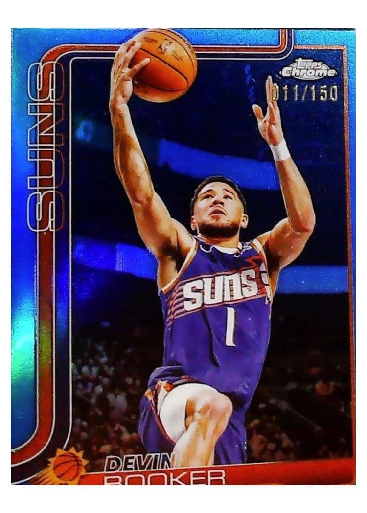 2025 Topps Chrome Devin Booker #195 card