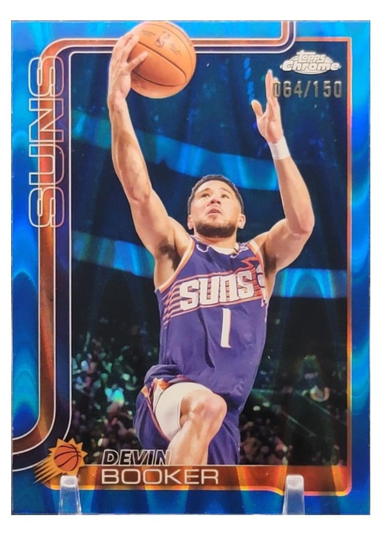 2025 Topps Chrome Devin Booker #195 card
