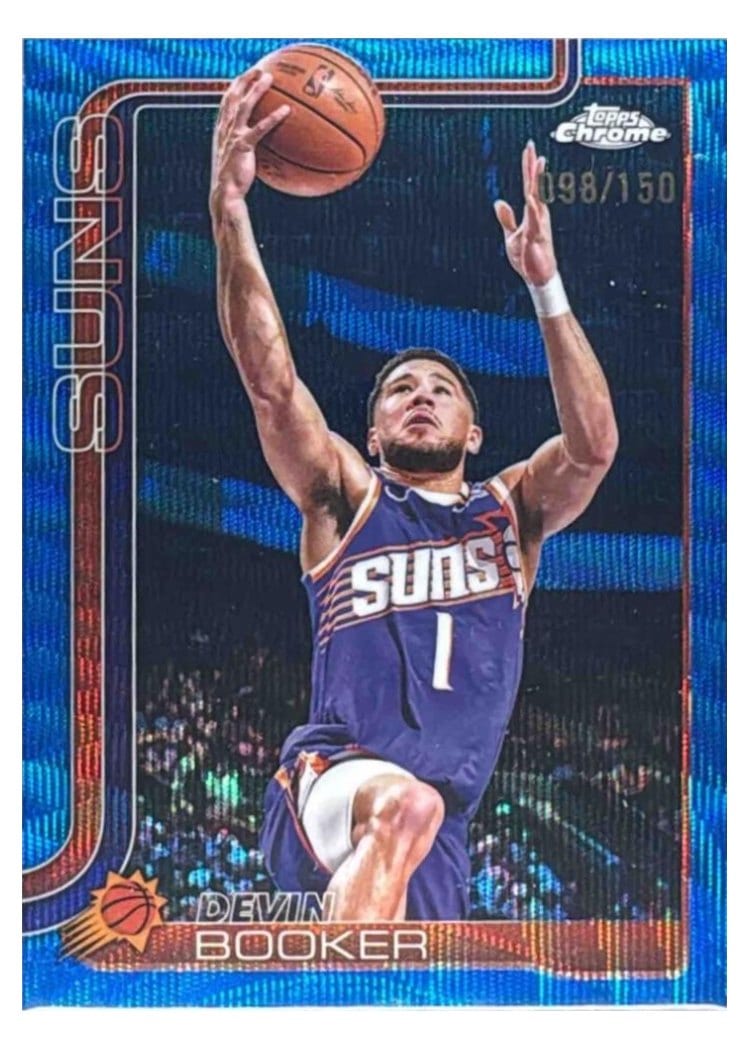 2025 Topps Chrome Devin Booker #195 card