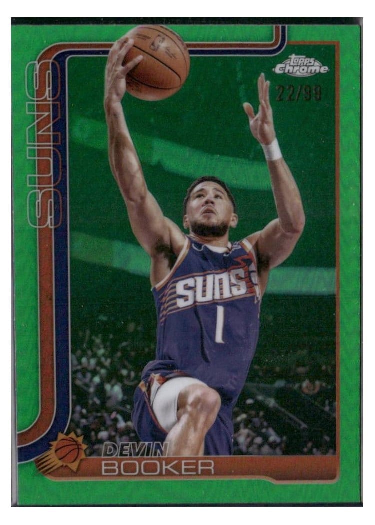 2025 Topps Chrome Devin Booker #195 card