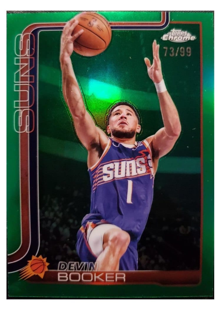 2025 Topps Chrome Devin Booker #195 card