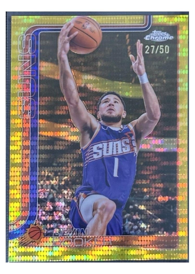 2025 Topps Chrome Devin Booker #195 card