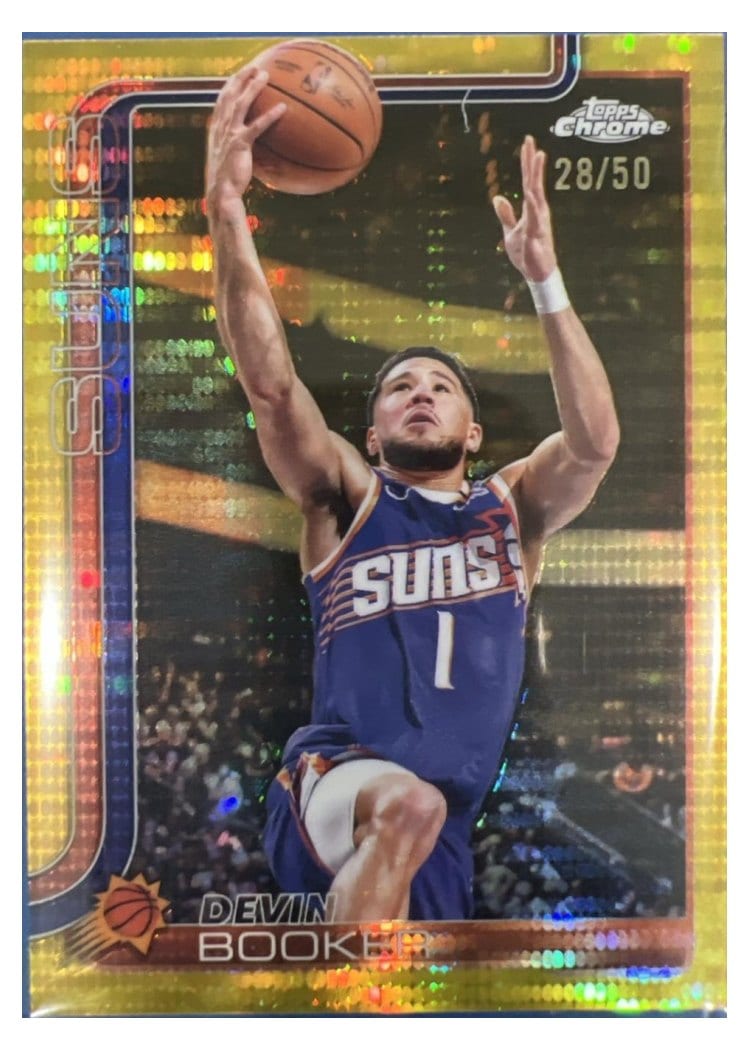 2025 Topps Chrome Devin Booker #195 card