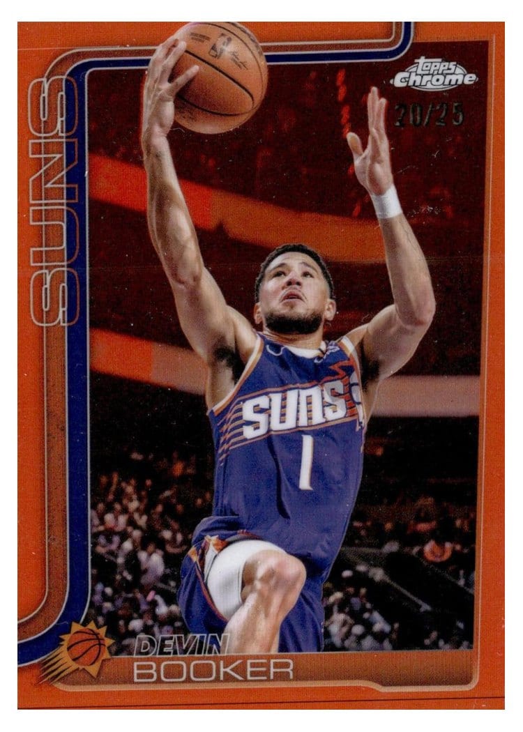2025 Topps Chrome Devin Booker #195 card